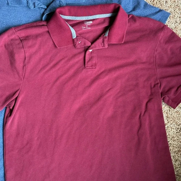 Men’s Old Navy Classic Fit Pique Polo Shirts - Bundle of 7 - Size Medium - Picture 5 of 9